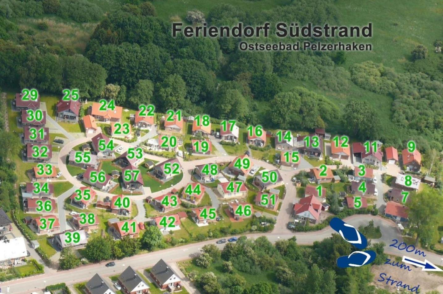 Feriendorf Suedstrand Haus 49 佩尔泽哈肯 外观 照片